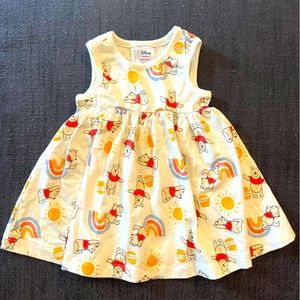 Hanna Andersson Winnie the Pooh summer dress with bloomers NWOT